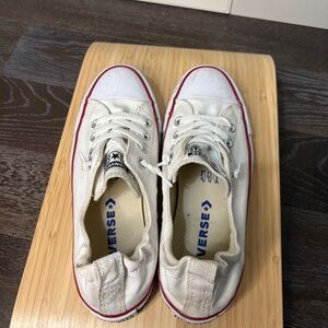 White Converse Low Top Sneakers